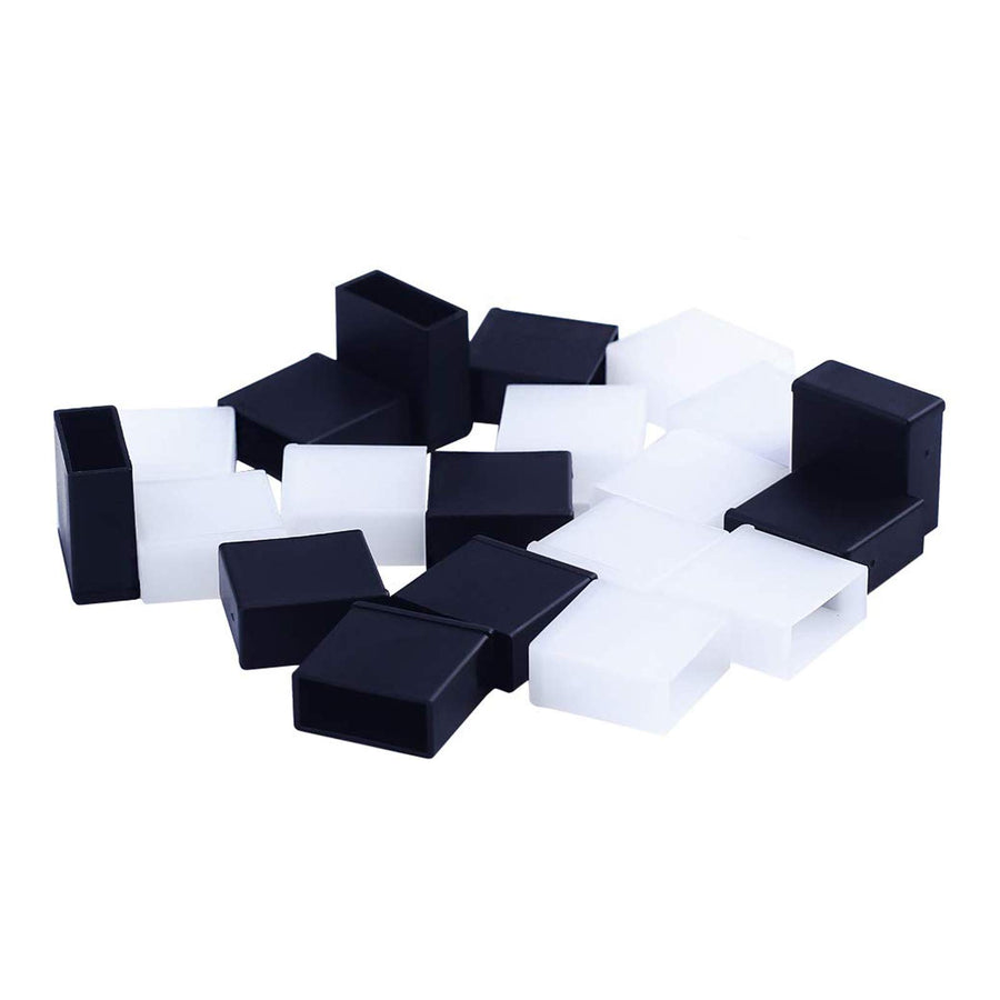 USB Cover Cap, 20 Pcs Black Clear Plastic USB A Male Anti-Dust Plug Cover