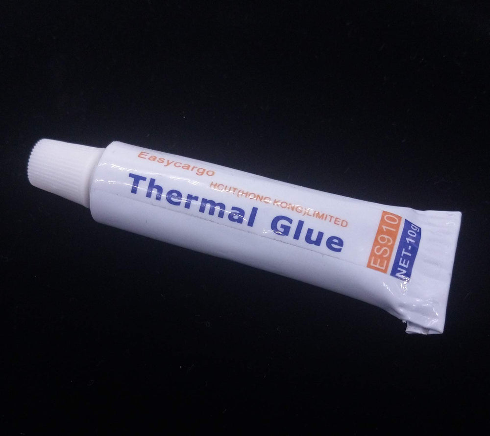 Thermal Glue, High Performance Silicone Thermal Conductive Adhesive Glue, Cooler Epoxy Compound for Heatsink GPU VRM VRAM LED IC Chips MOSFET BJT Transistor 3D Printer PCB Tec1-12706