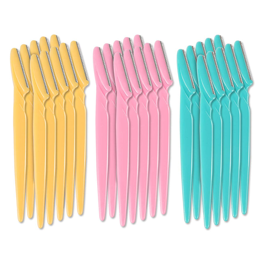 40Pcs Eyebrow Razors Multipurpose Exfoliating Dermaplaning Tool Face Razor and Eyebrow Shaper For.