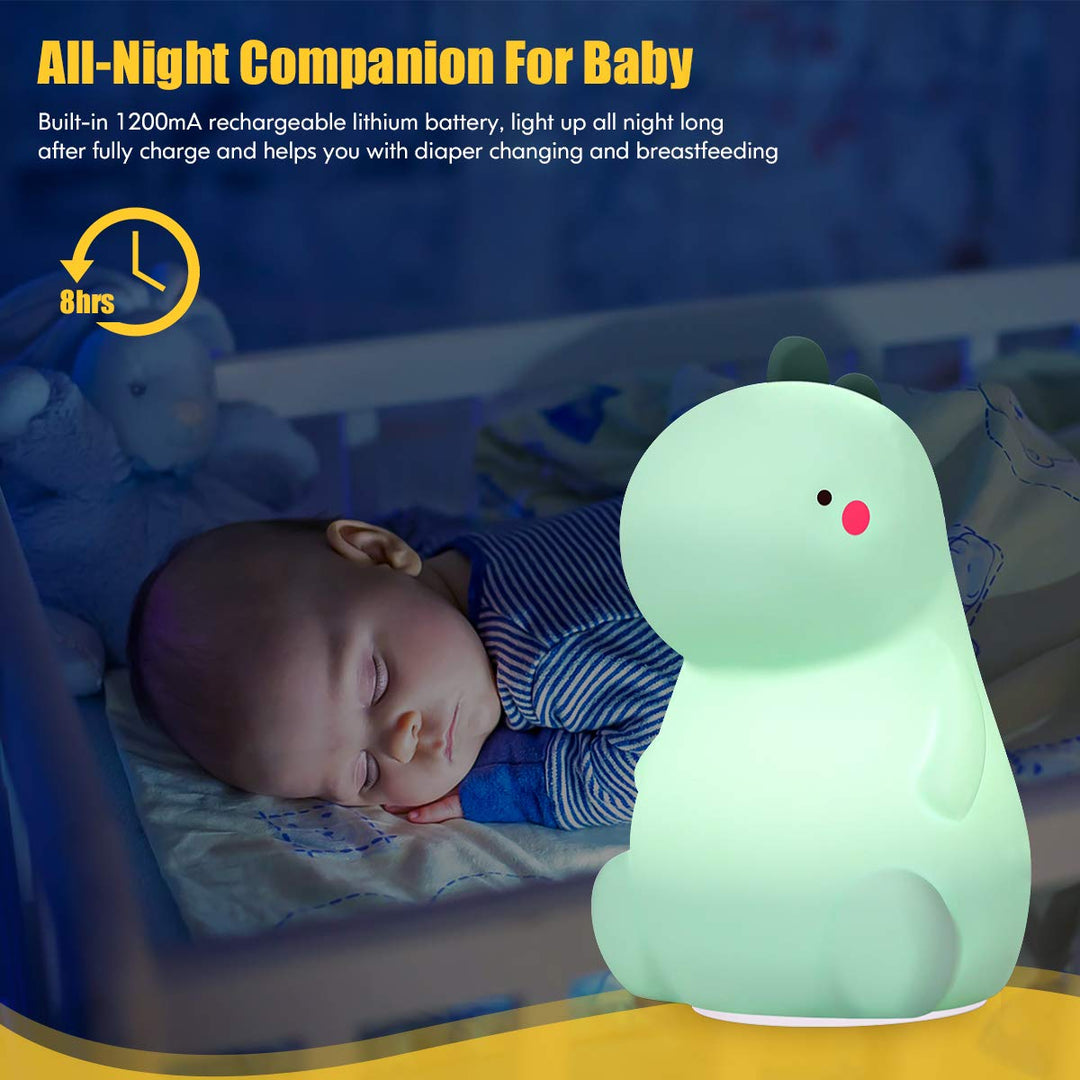 Squirrel Kids Night Light, Cute Silicone Baby Night Lig