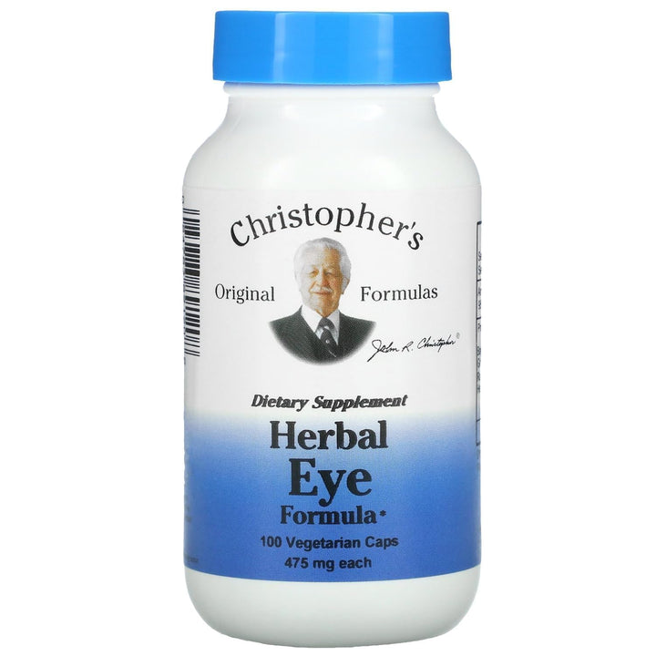 Dr. Christopher&#39;s Herbal Eye Formula - Eye Vitamins for Sight Care - Natural Eye Support Supplement with Whole Food Herbs for Optimal Visual Acuity