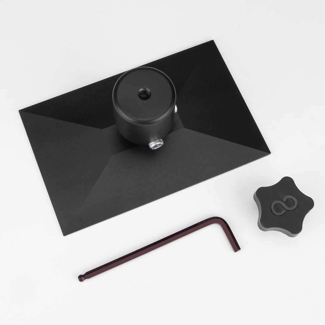 Building Plate for Saturn S LCD 3D Printer, Replacement Build Platform with Anti-Slip Hexagon Socket Screws and Sandblasted Surface, Compatible with Saturn S