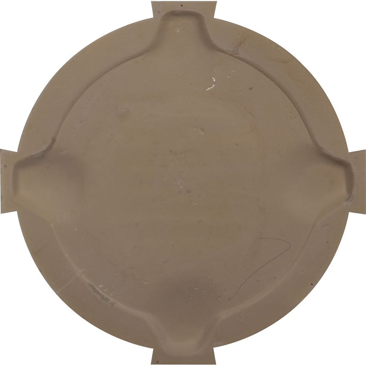 24W x 24H x 1 1/8P, Round Gable Vent with Keystones, Non-Functional