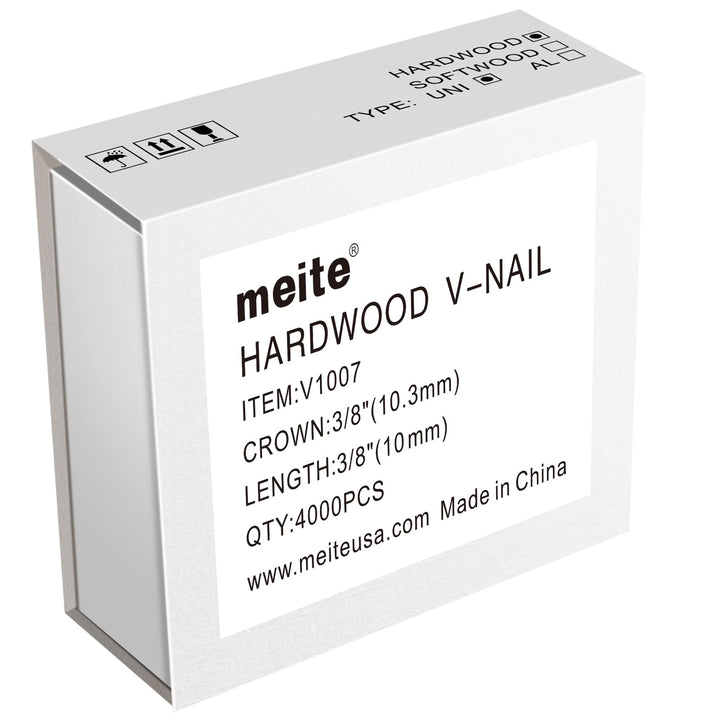 meite V1010 Hard Wood Type 10.3mm Diameter V Nails 10mm