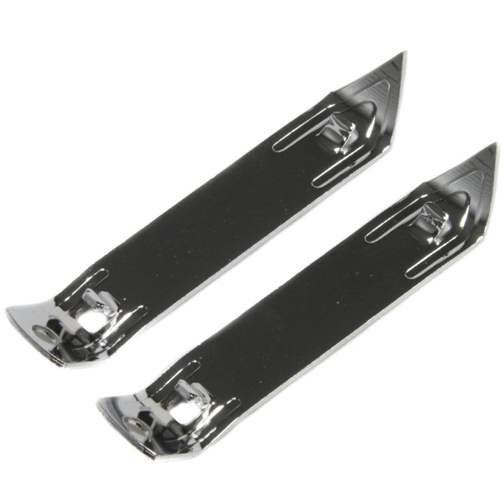 Select Durable Plated Iron Bottle Opener, 4.5 inches in length 2 piece set, Gray