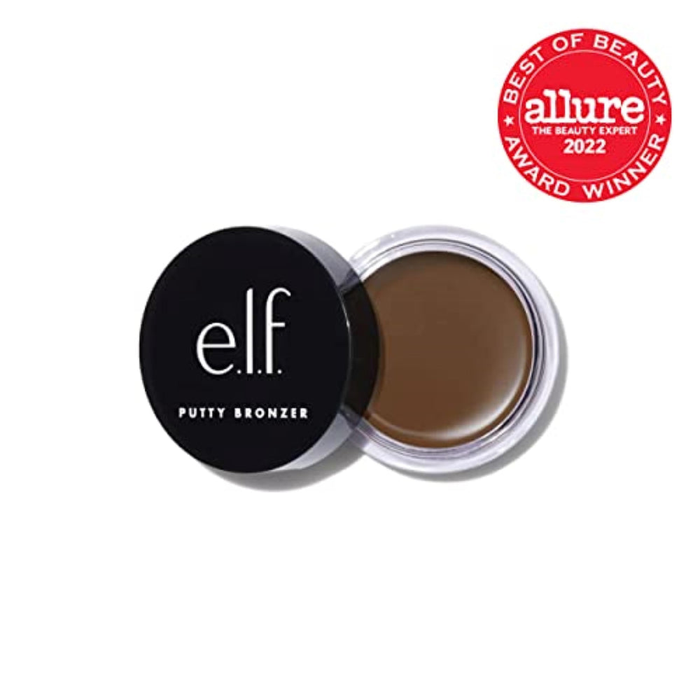 Putty Bronzer, Creamy & Highly Pigmented Formula, Creates a Long-Lasting Bronzed Glow, Infused with Argan Oil & Vitamin E, Sun Kissed, 0.35 Oz