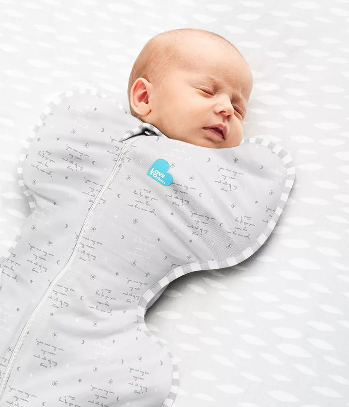 Swaddle, Baby Sleep Sack, Swaddle Up Self-Soothing Swaddles for Newborns, Get Longer Sleep, Snug Fit Helps Calm Startle Reflex, Lite 0.2 Tog Sleep Sack, 13-19 lbs, Gray