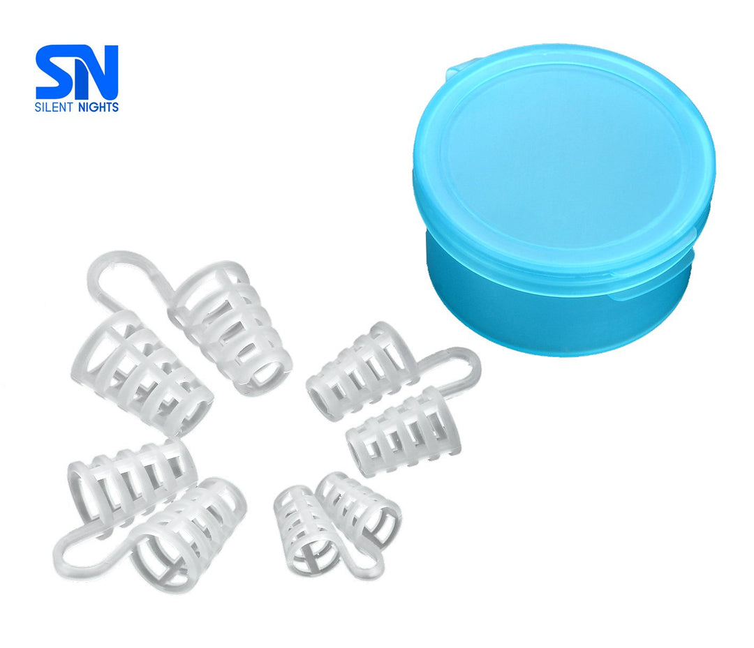 Best Anti Snoring Device - Stop Snore Solution - Sleep Better Aids - Anti-Snore Remedy Devices - 4 Nose Vents Nasal Dilator - Breathing Sleeping Relief
