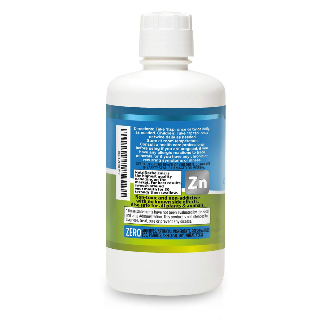 NutriNoche Pure Crystalline Liquid Zinc Supplement - 30