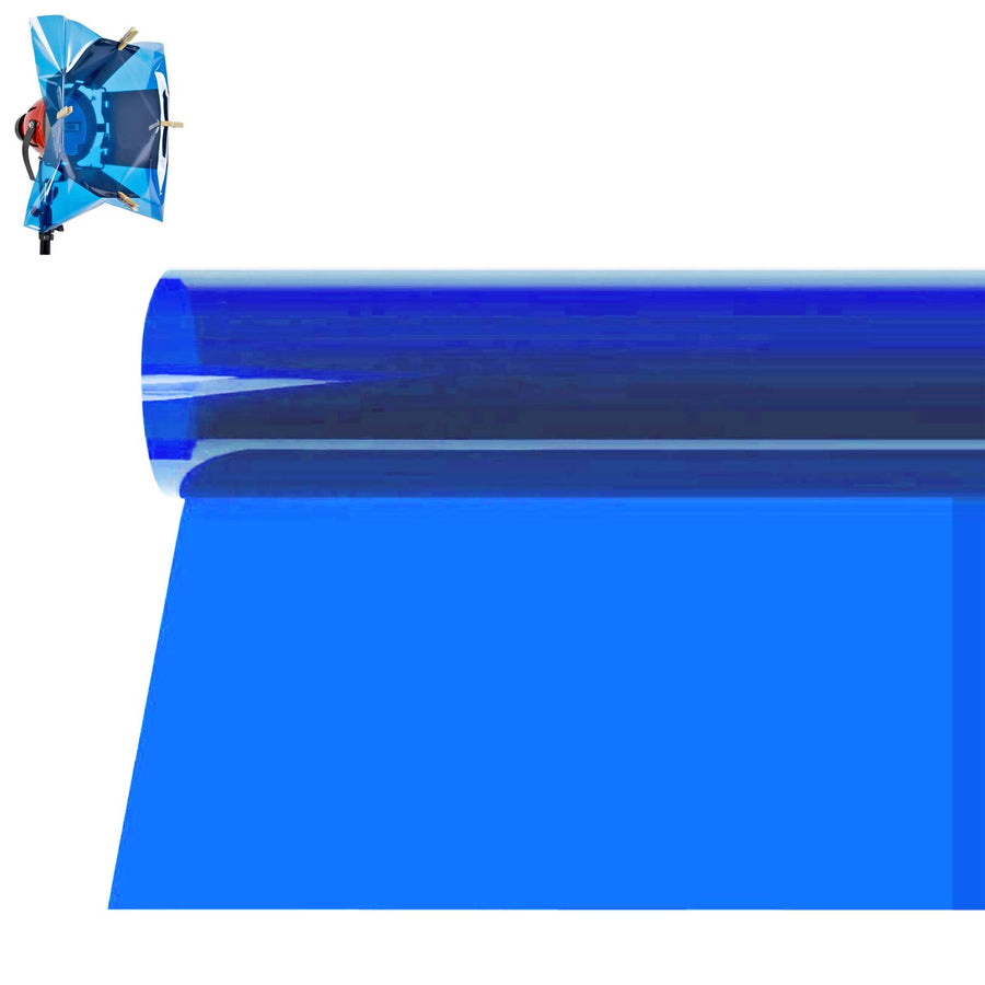 15.8X19.7inch/40X50cm Gels Color Filter Paper Correction Gel Lighting Filter for Photo Studio Light Red Head Light Strobe Flashlight Blue