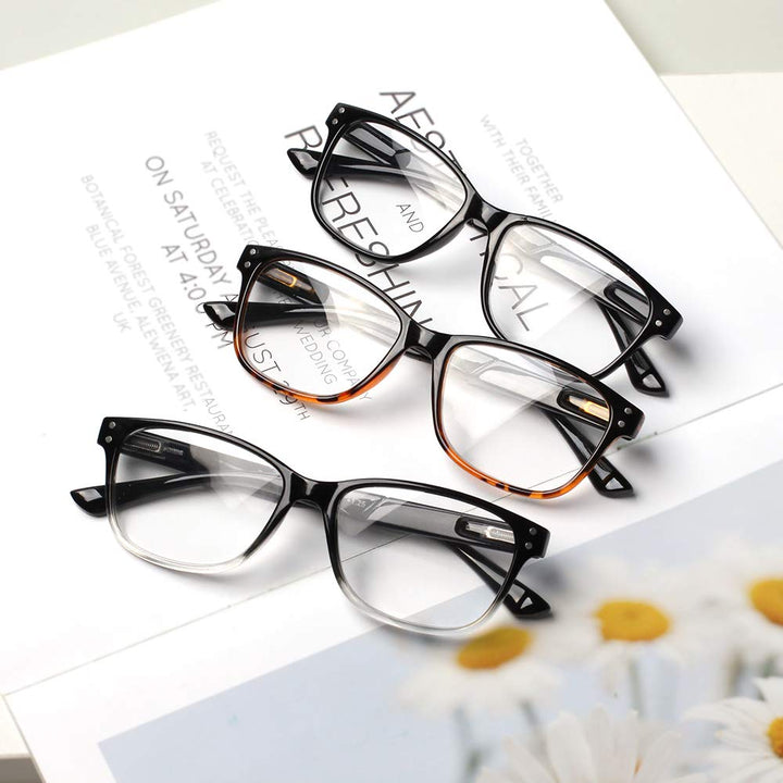 Reading Glasses 5-Pack Quality Readers Spring Hinge Gla