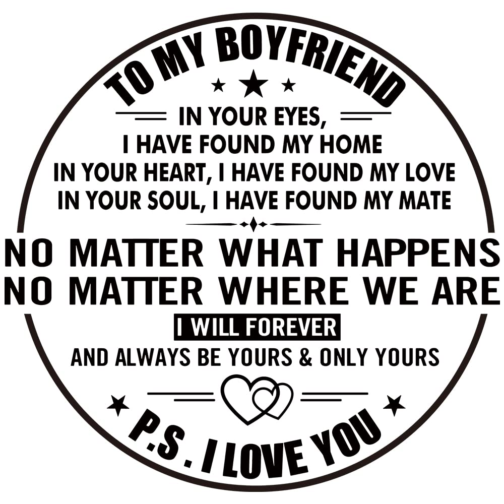 S18-1 Personalized Engraved Wood Watch Customized Wooden Watches for Husband Boyfriend Birthday Anniversary (Boyfriend-1)