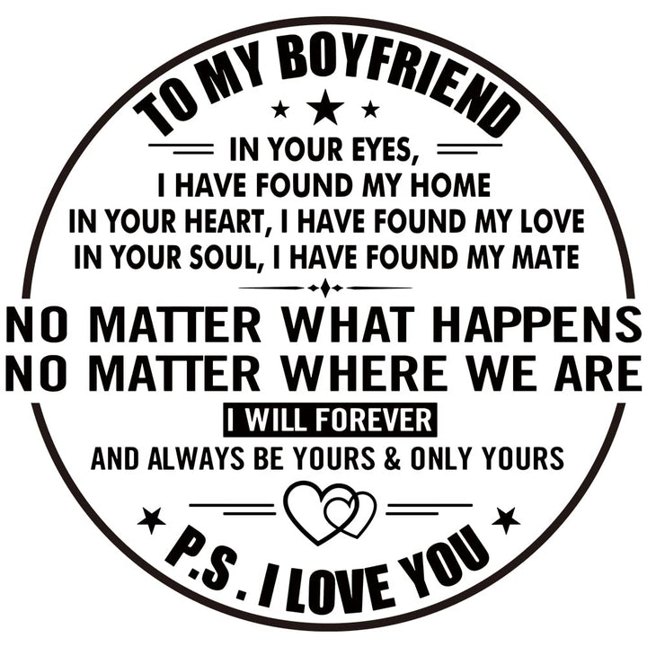 S18-1 Personalized Engraved Wood Watch Customized Wooden Watches for Husband Boyfriend Birthday Anniversary (Boyfriend-1)