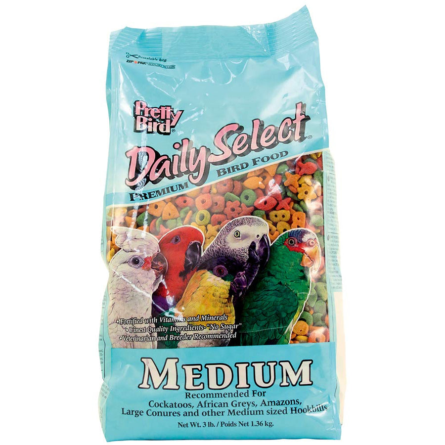 International Bpb73117 3-Pound Daily Select Premium Bird Food, Medium