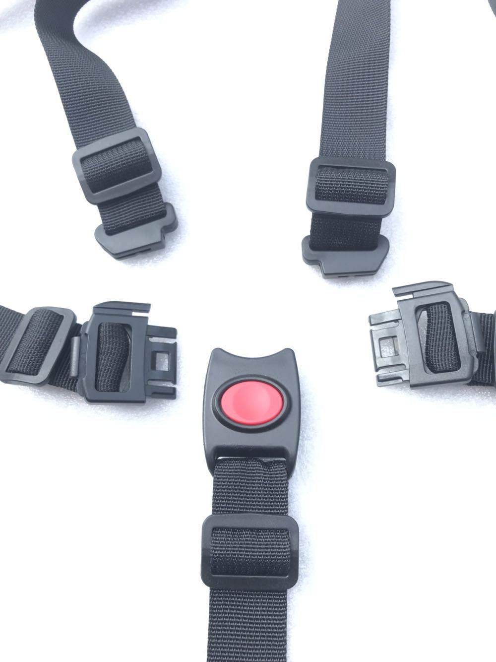 High Chair Straps, Adjustable 5 Point Harness Baby Safety Strap Belt for Stroller Pushchair Pram Buggy Safe Protection,High Chair Baby Harness,Safety Harness Strap Belt