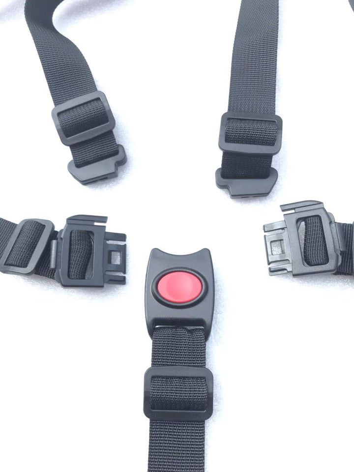 High Chair Straps, Adjustable 5 Point Harness Baby Safety Strap Belt for Stroller Pushchair Pram Buggy Safe Protection,High Chair Baby Harness,Safety Harness Strap Belt