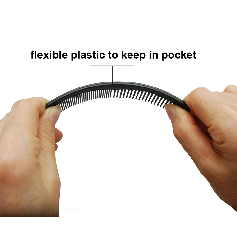 Favorict (24 Pack) 5 Pocket Hair Comb Beard & Musta