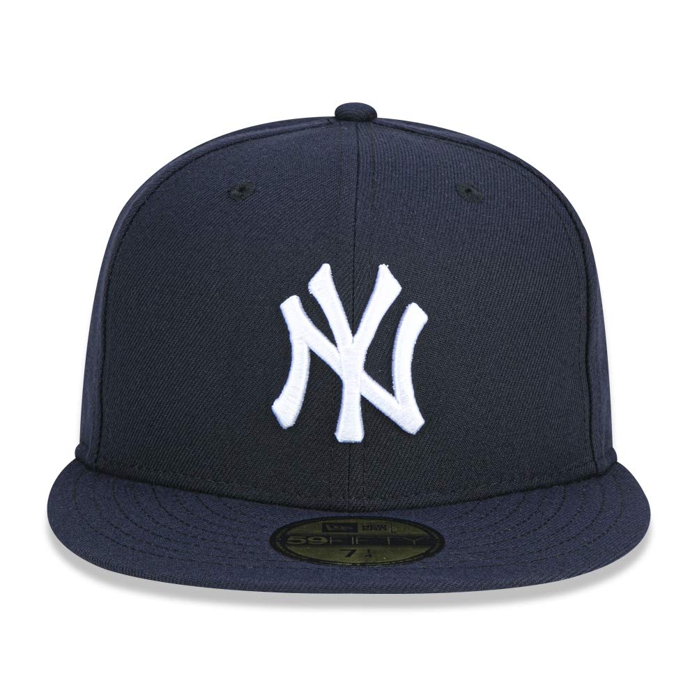 Mens New York Yankees MLB Authentic Collection 59FIFTY Cap (7 1/4, Navy)