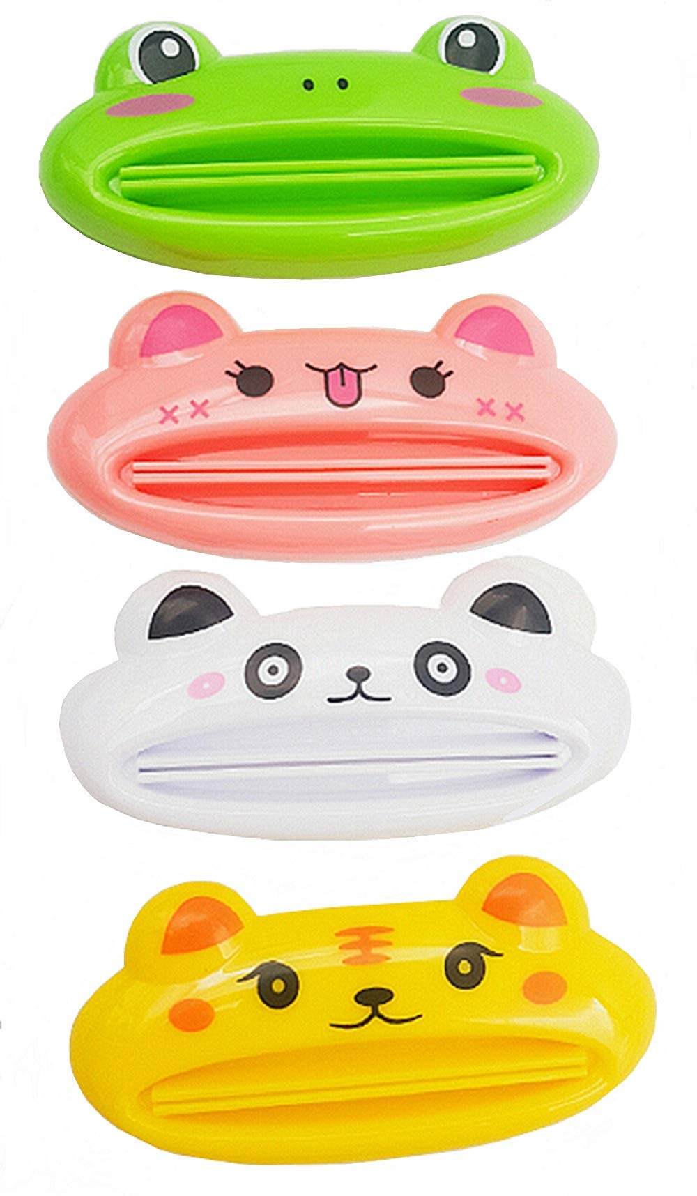 DMtse 4 X Home Design Shaped Toothpaste Tube Squeezers 