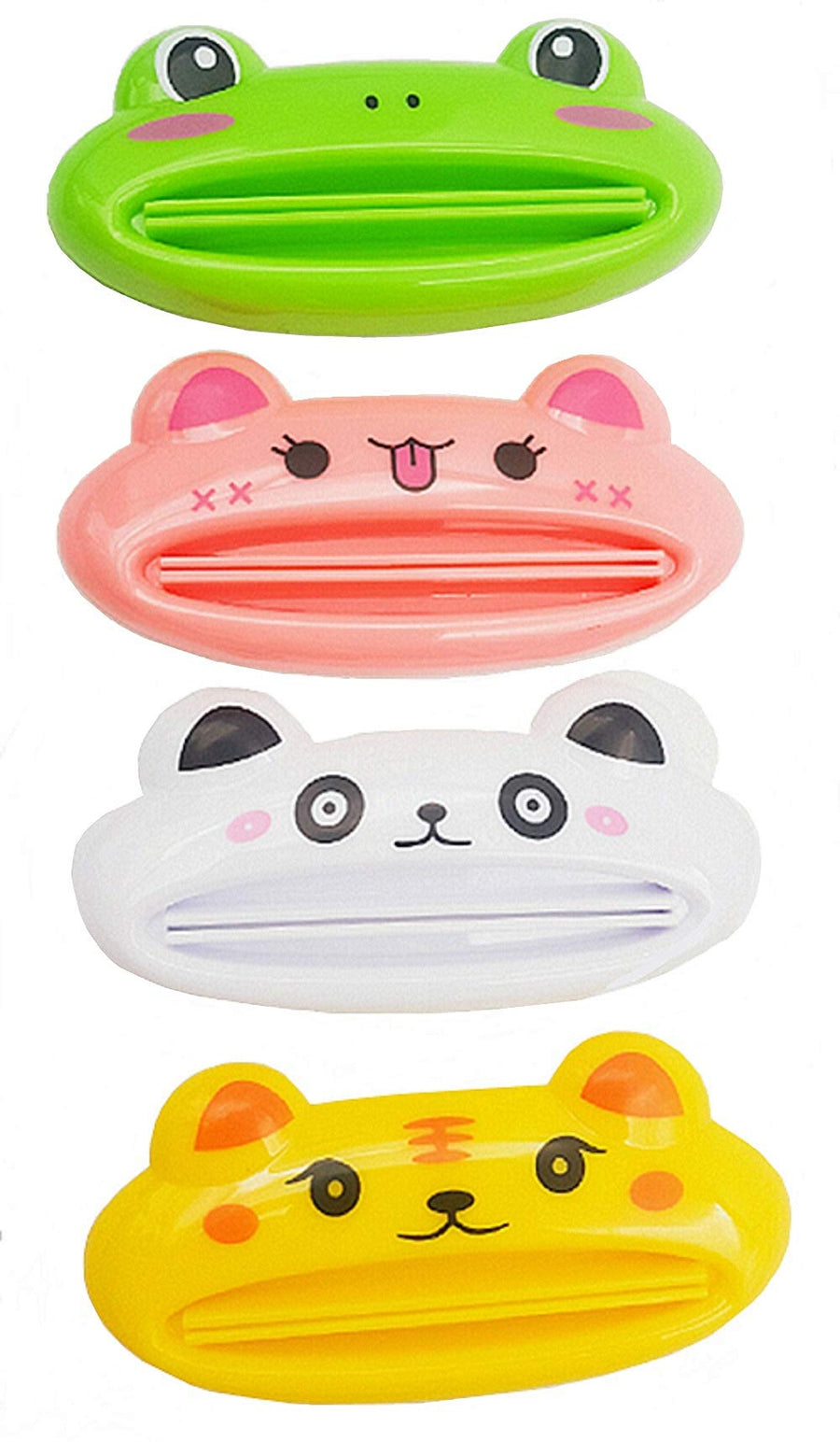 DMtse 4 X Home Design Shaped Toothpaste Tube Squeezers 