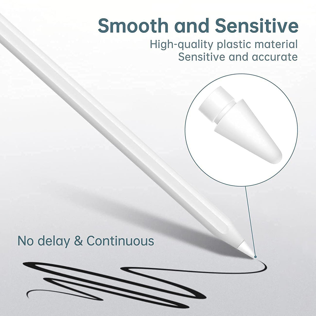 Replacement Tips Compatible with Apple Pencil 1st &amp; 2nd Generation(2 Pack), Apple Pencil Tip and Nibs Protector Cover for iPad Pro iPencil