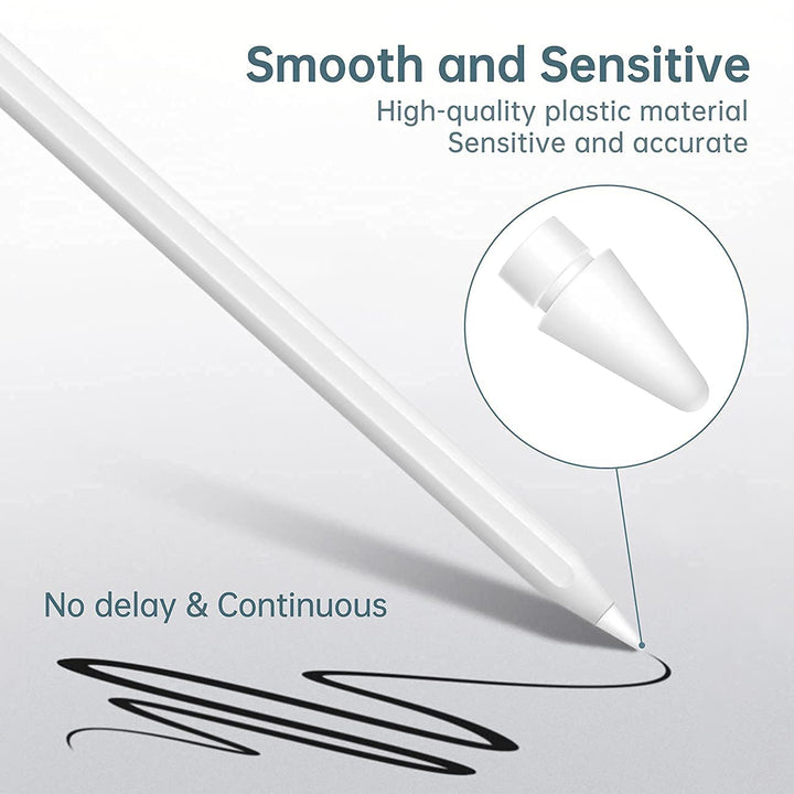 Replacement Tips Compatible with Apple Pencil 1st &amp; 2nd Generation(2 Pack), Apple Pencil Tip and Nibs Protector Cover for iPad Pro iPencil