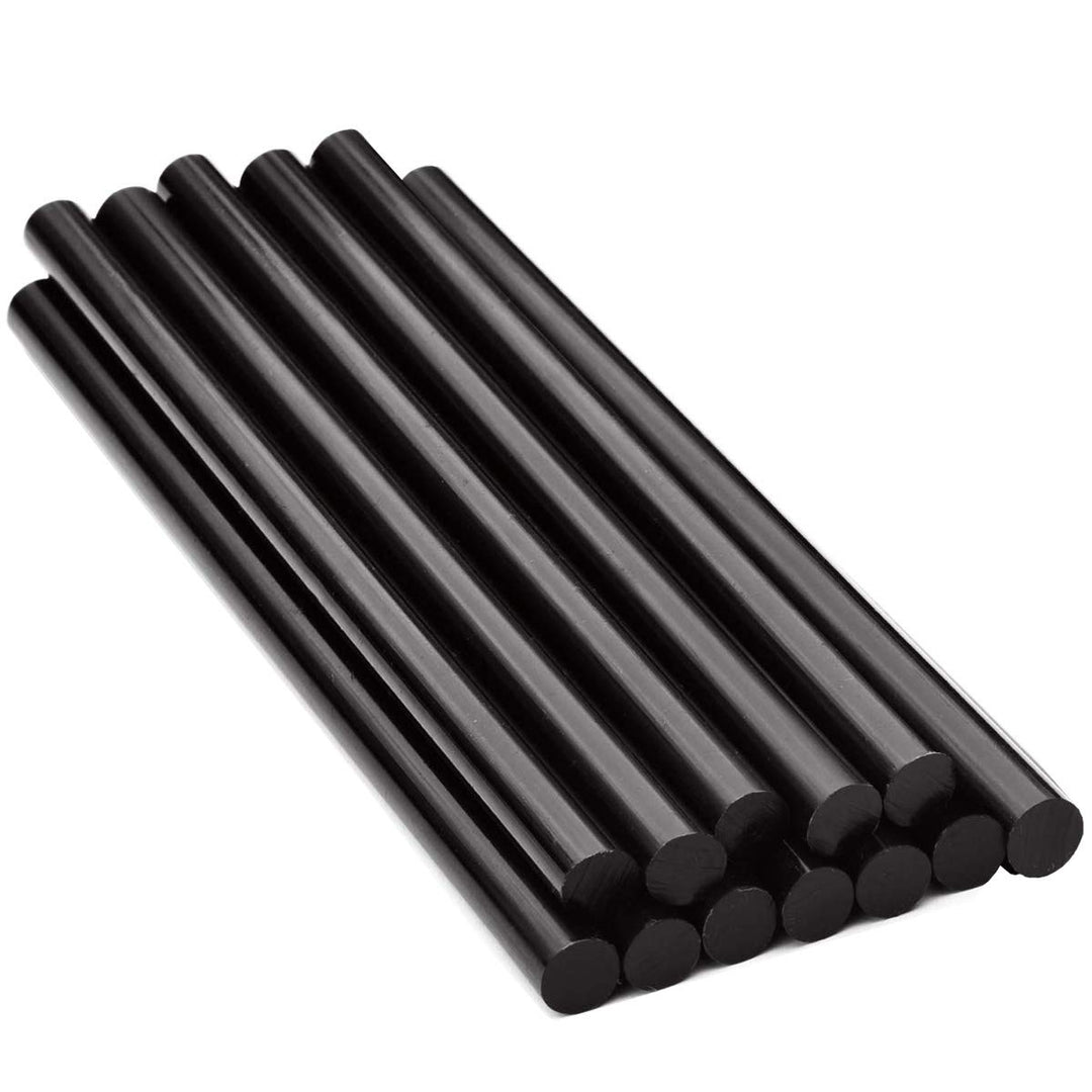 Black Hot Melt Glue Gun Stick Strips 12Pcs DIY Hot Glue Sticks Black Color for Car Audio DIY Art Craft Handmade Home Office Project Craftwork Fix &amp; Repairs Diameter0.43inch Length7.87inch