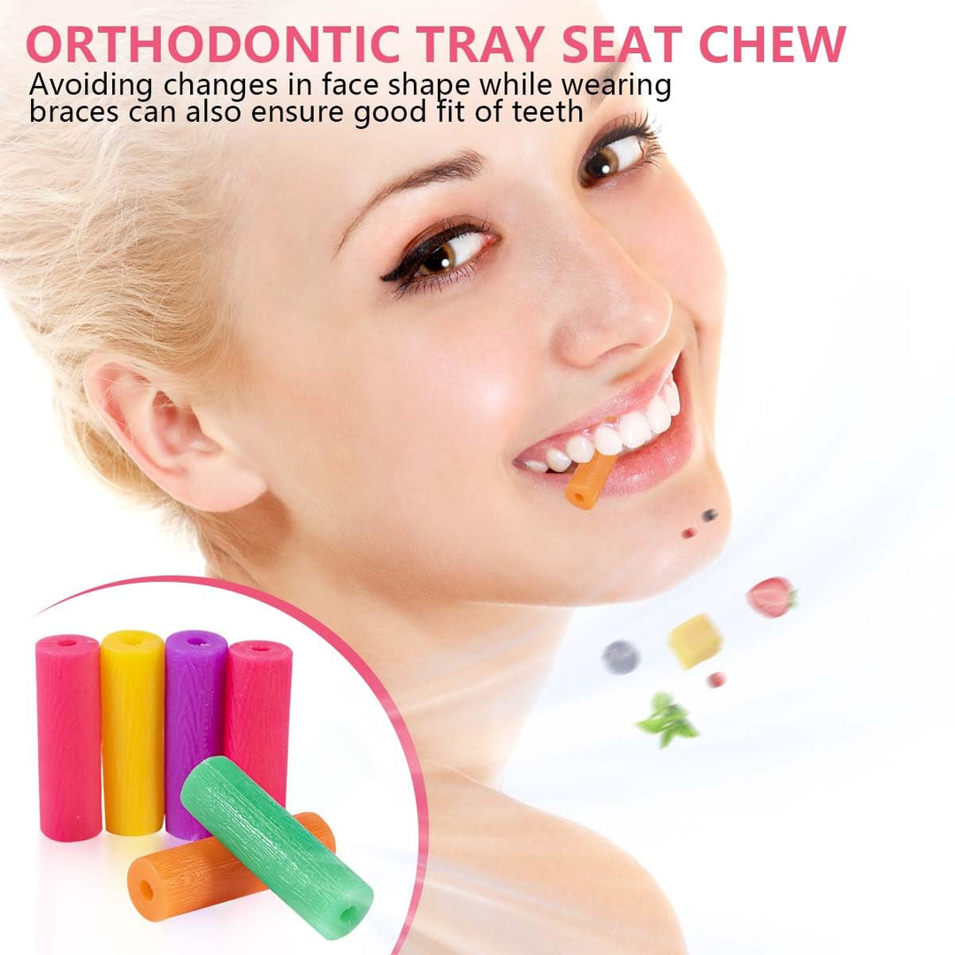 KISEER 48 Pcs Colorful Orthodontic Aligner Chewies for 