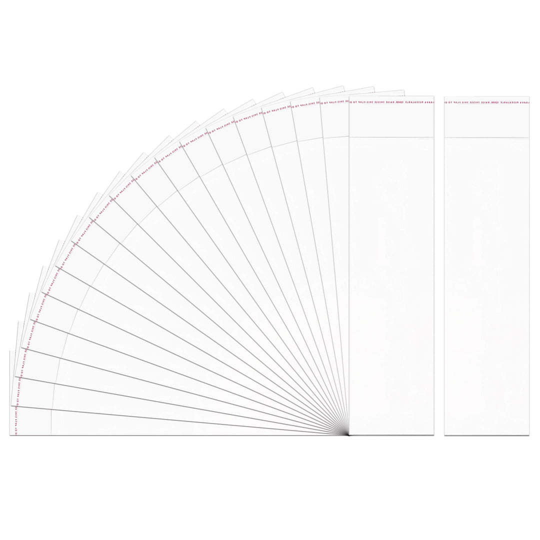 Doutop 300ct 3x11 Long Self Sealing Cello Bags Clear Ce