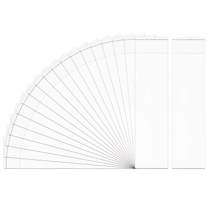 Doutop 300ct 3x11 Long Self Sealing Cello Bags Clear Ce