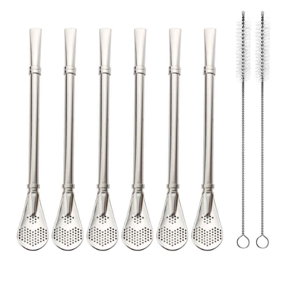 EvaGo Reusable Stainless Steel Drinking Straws with Fil