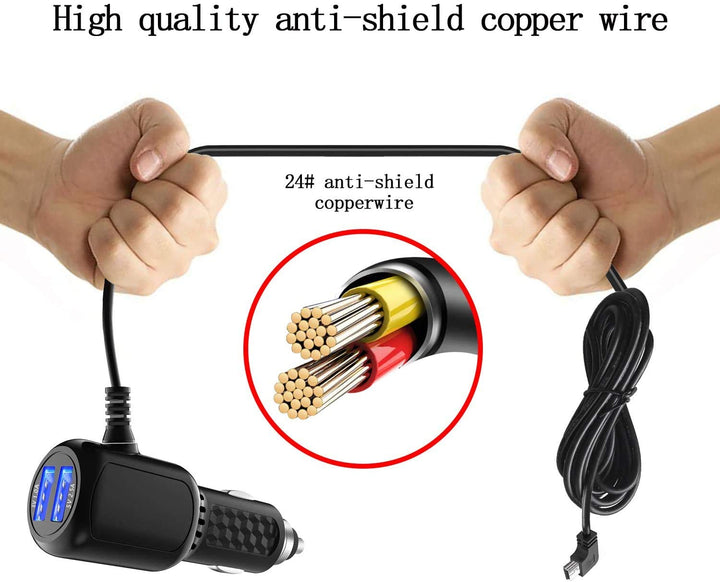 Car Charger for Garmin Nuvi, Garmin GPS Charger Cable,M