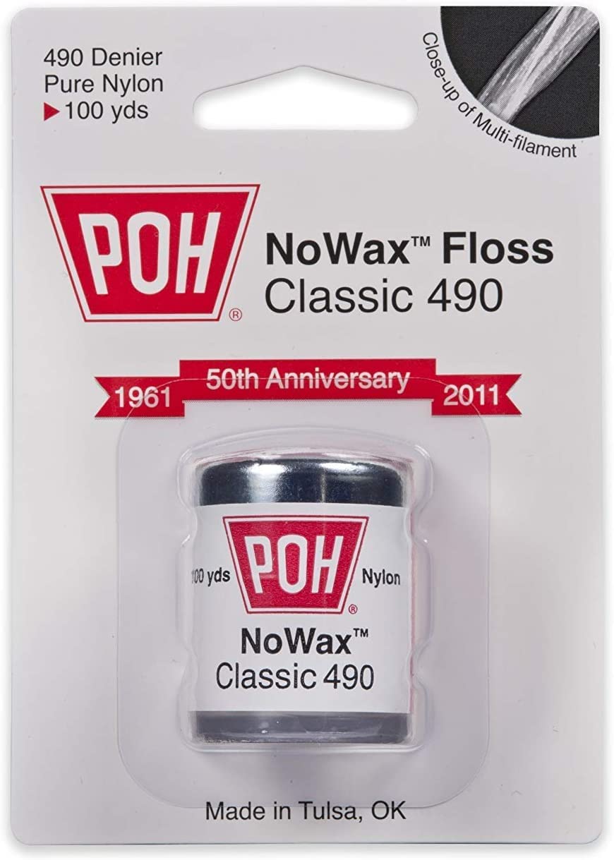 POH Dental Floss Unwaxed 100 Yards - 12 Rolls Per Box