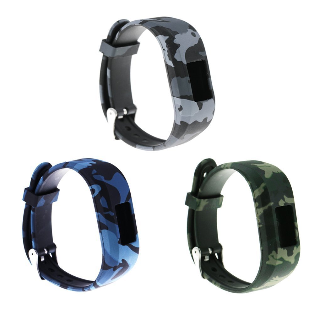 Compatible with Garmin vivofit jr/vivofit jr 2 Replacement Band Colorful Adjustable Wristbands with Secure Watch-Style Clasp Strap for Vivofit jr and Vivofit jr. 2