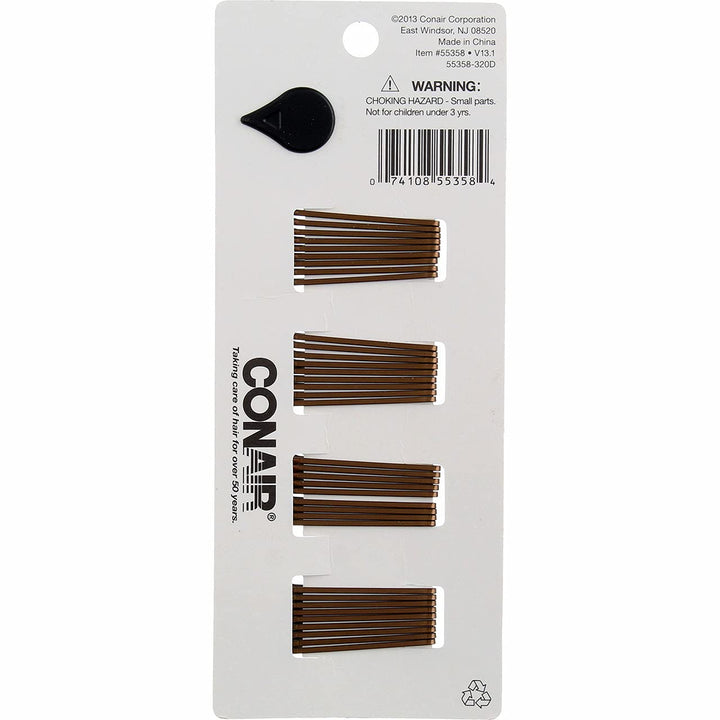Styling Essentials Pins, Brown, Mini - 36 pins
