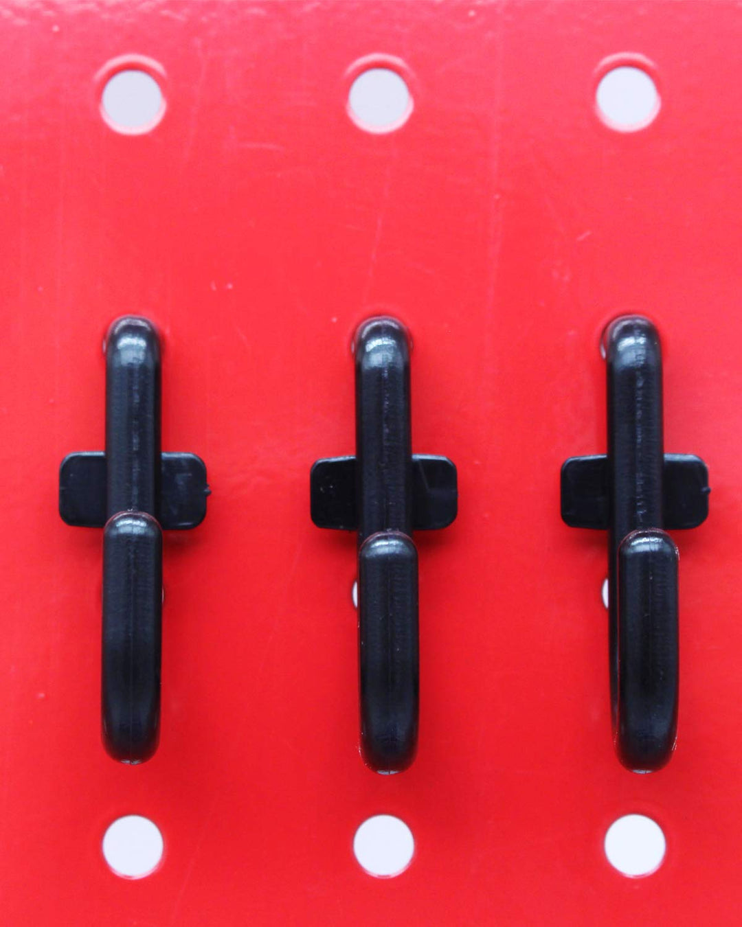 Pegboard Hooks 100-packs J Shape Peg Hooks Black Peg Hook Assortment (100)