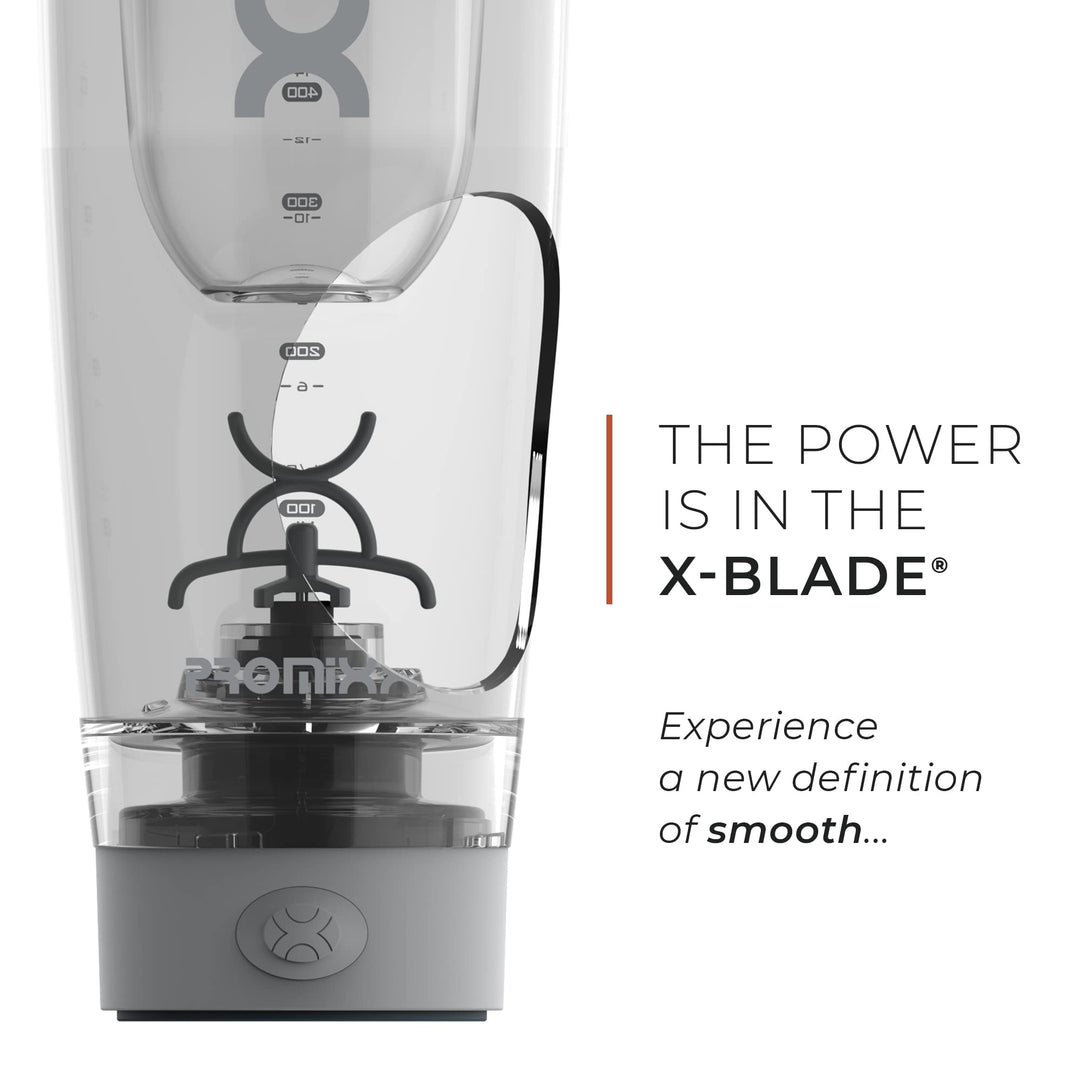 Promixx Pro Shaker Bottle | Rechargeable, Powerful for 