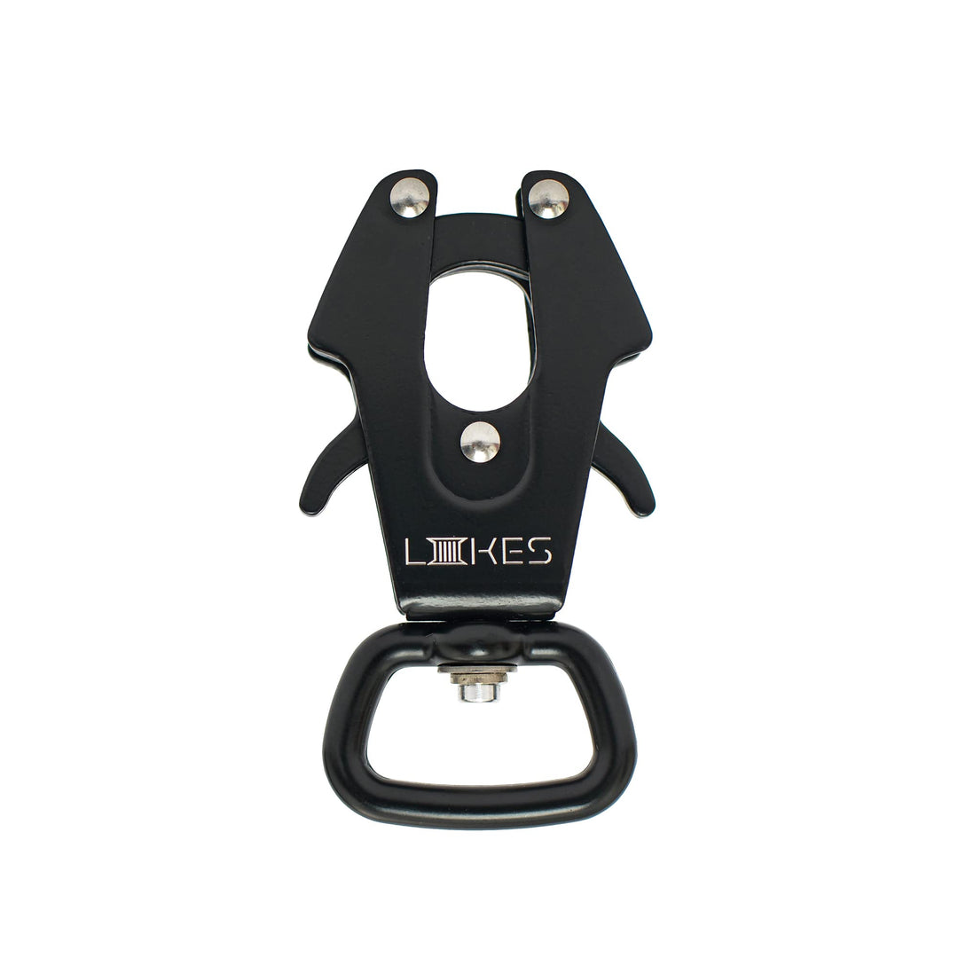 Small Frog Clip,Heavy-Duty Quick Release and Locking Dog Leash Buckle for Linking Pet Collar (Square)