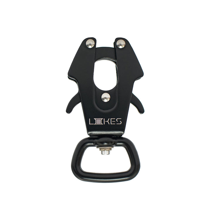 Small Frog Clip,Heavy-Duty Quick Release and Locking Dog Leash Buckle for Linking Pet Collar (Square)
