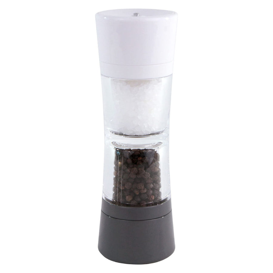Lincoln Duo Salt and Pepper Grinder Combo, Acrylic Combination Mill Includes Premium Salt and Peppercorns