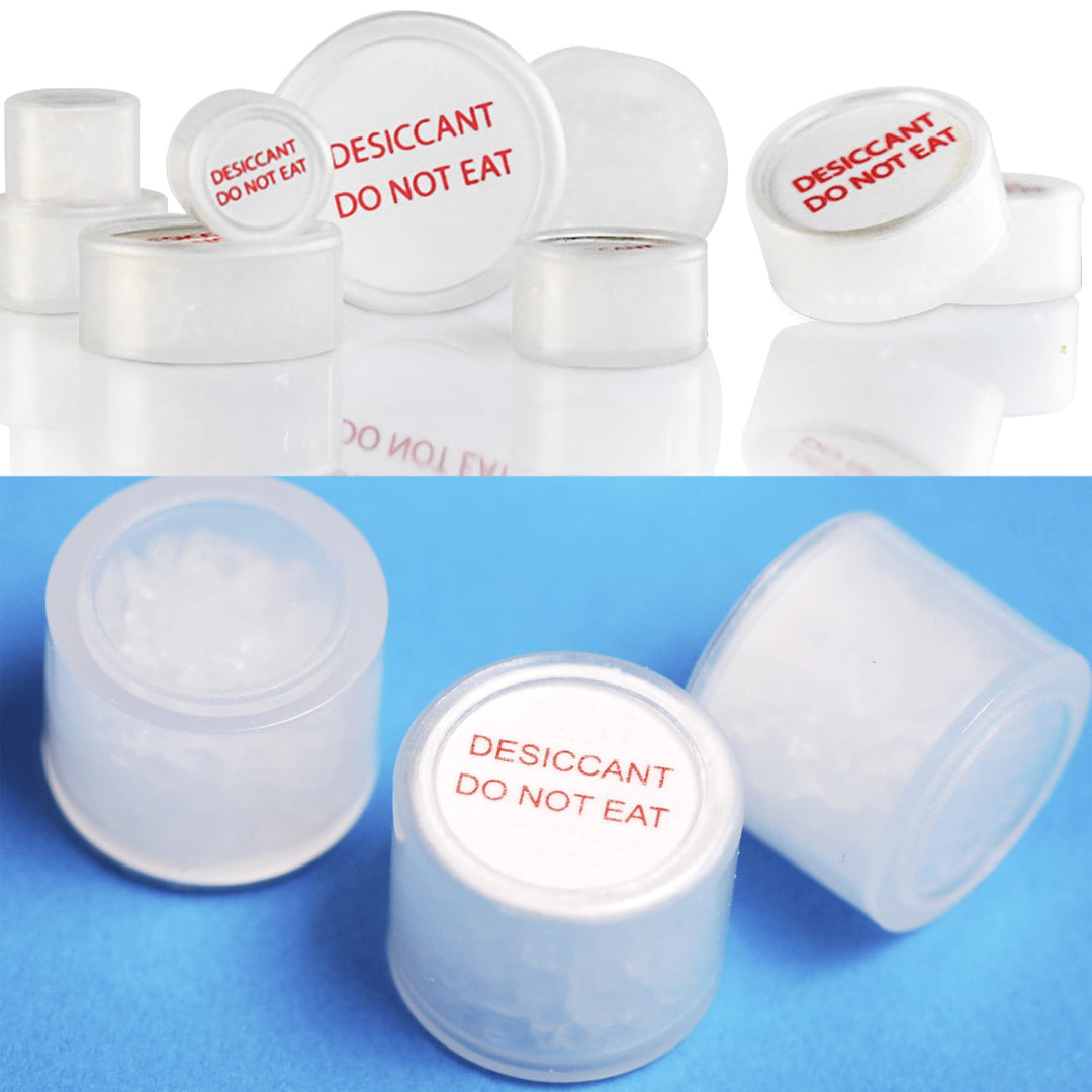 3 Gram 80 Pack Silica Gel Canister, Silica Gel Capsules, Silica Gel Packets, Moisture Absorbers for Food Storage, Food Grade Desiccant Dehumidifiers