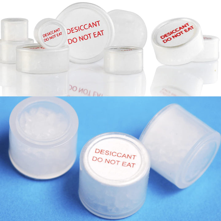 3 Gram 80 Pack Silica Gel Canister, Silica Gel Capsules, Silica Gel Packets, Moisture Absorbers for Food Storage, Food Grade Desiccant Dehumidifiers