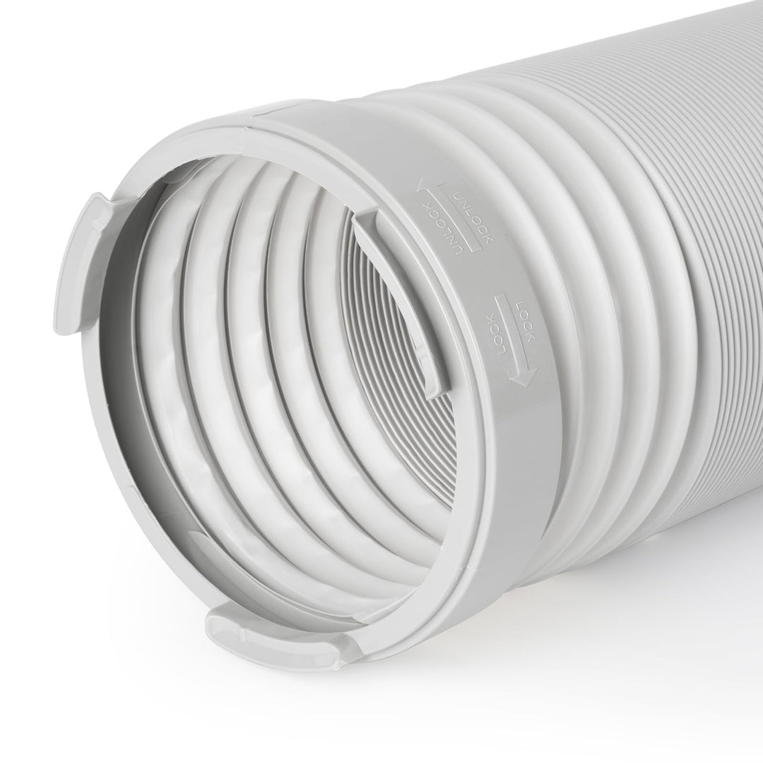 Portable Air Conditioner Exhaust Hose Connector 5.9 Inch Round Tube Adapter Exhaust Hose Coupler for Air Conditioning Exhaust Port