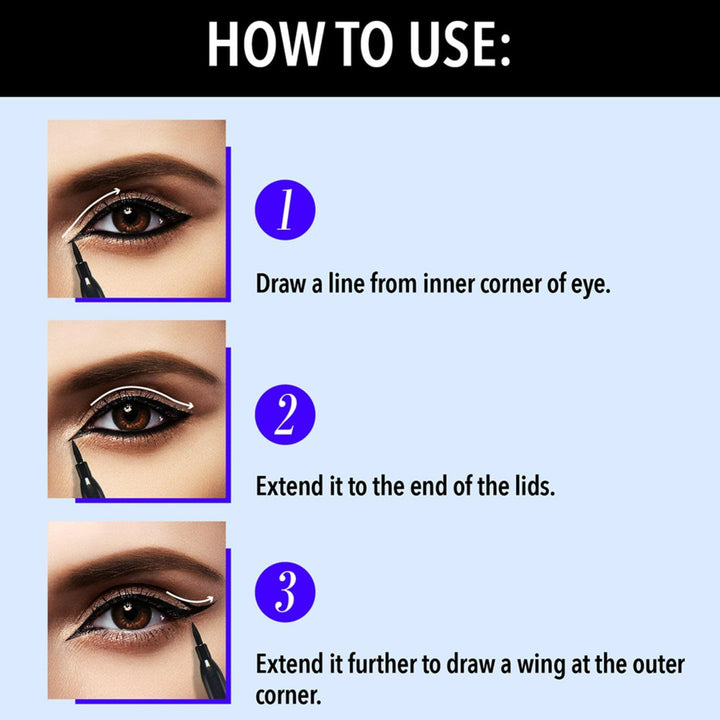 Intense Easy Sketch Eyeliner waterproof, smudge proof, long lasting, Light Weight formula, one stroke finish, 1ml