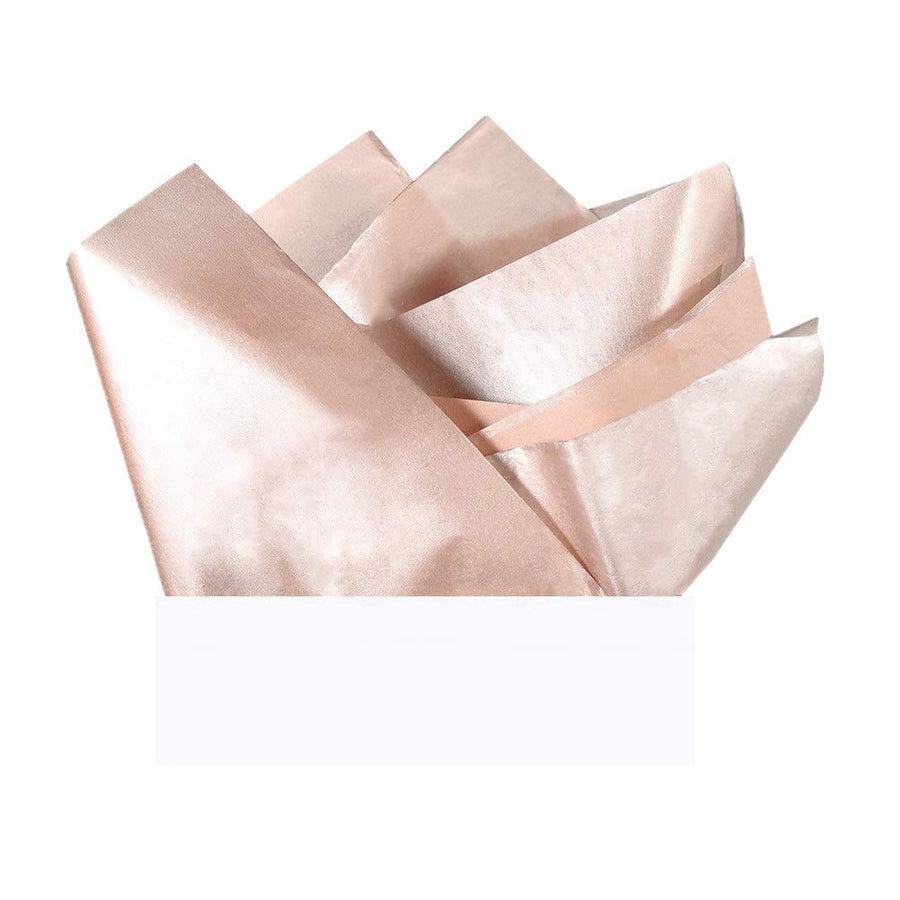 UNIQOOO 40 Sheets Premium Metallic Rose Gold Champagne 