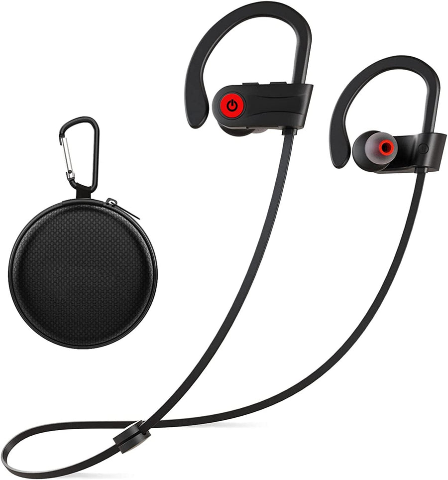 Bluetooth Earbuds Wireless Headphones Bluetooth Headphones, Sports Earbuds, IPX7 Waterproof Stereo Earphones for Gym Running 15 Hours Playtime Sound Isolation Headsets,Black