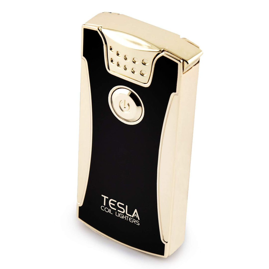 ™ USB Rechargeable Windproof Dual Arc Lighter (Gold)