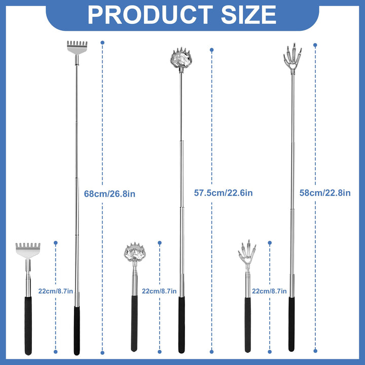 Backscratchers, Back Scratcher for Women Men 3PCS Inclu