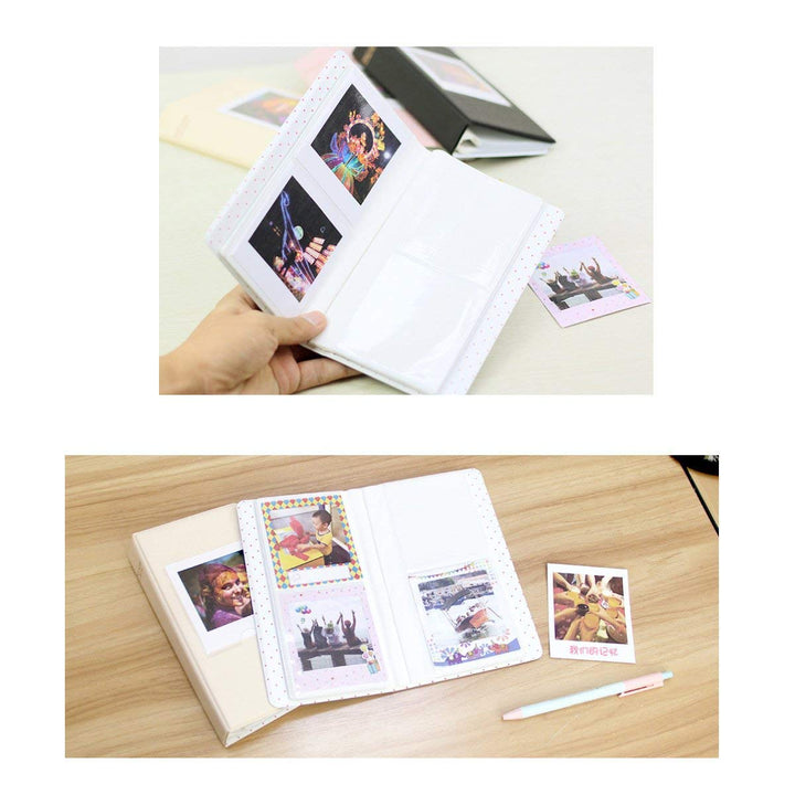 64 Pockets Photo Album Book for Fujifilm Instax Square SQ40 SQ10 SQ6 SP3 Films (Blue)