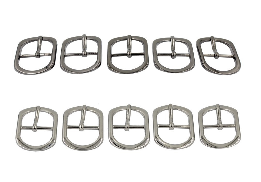 DGOL 10pcs 1 Tri-Glide Slide Buckle Zinc Alloy Center B